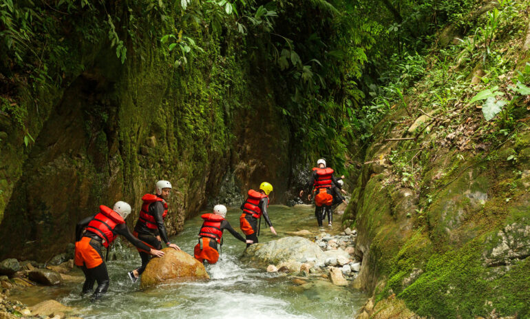 Ecuador Reizen Banos Canyoning