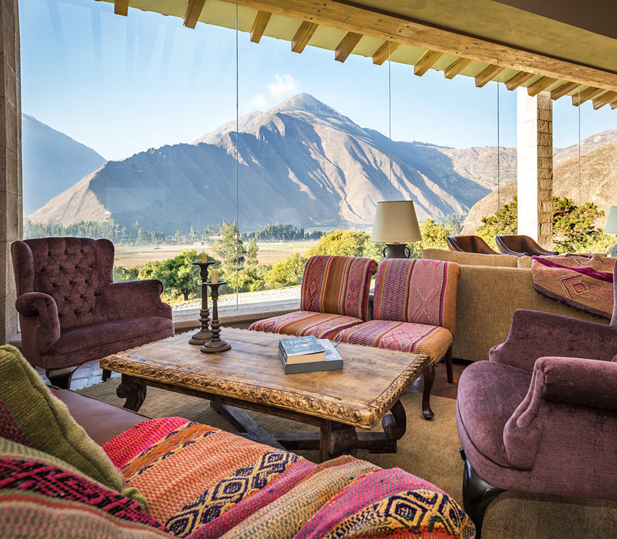 Atacama Peru Reizen Inkaterra Hacienda Urubamba Lobby2