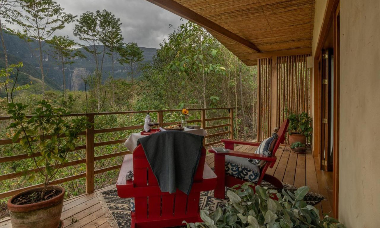 Peru Chachapoyas Gocta Natura Cabins  Villa Cocachimba Exterior3