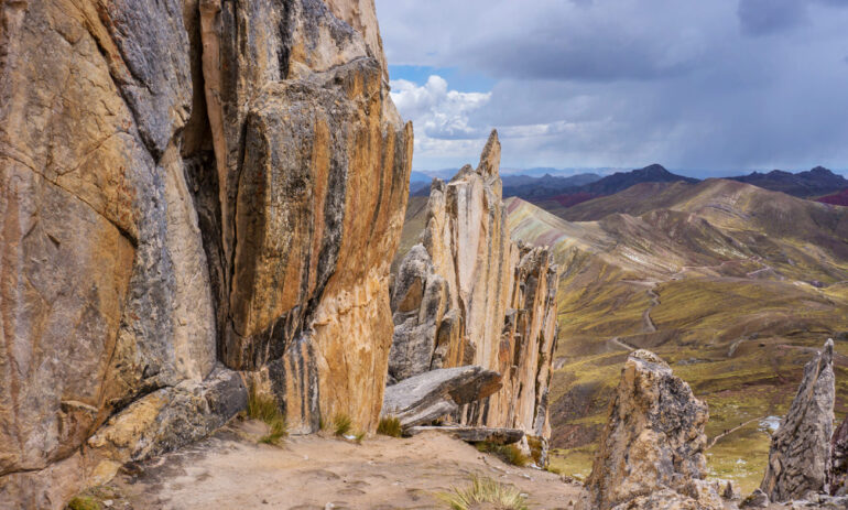 Peru Reis Palccoyo Wandeling Rechthoek