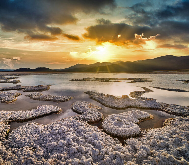 Atacama Be Puna Expedition Salar Pocitos Sunset